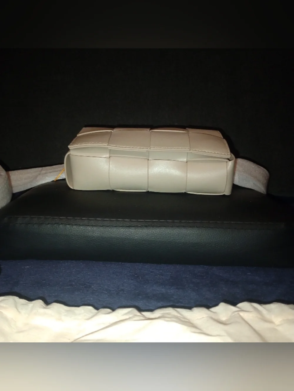 NWT Quince Italian Leather Handwoven Box Belt Bag - Picture 2 of 13